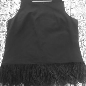 Gianni Bini Feather Tank Top